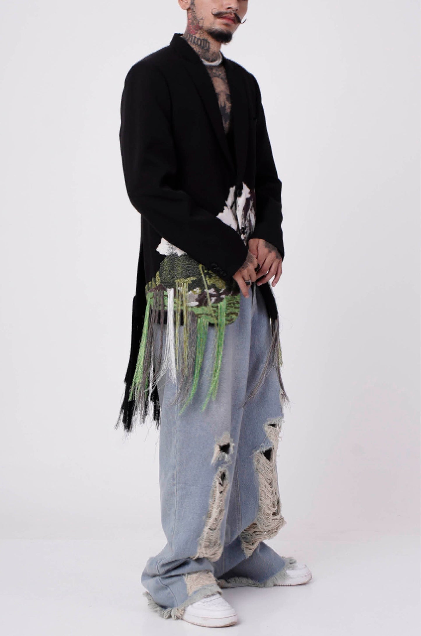 Handcrafted 'Mountains' Blazer