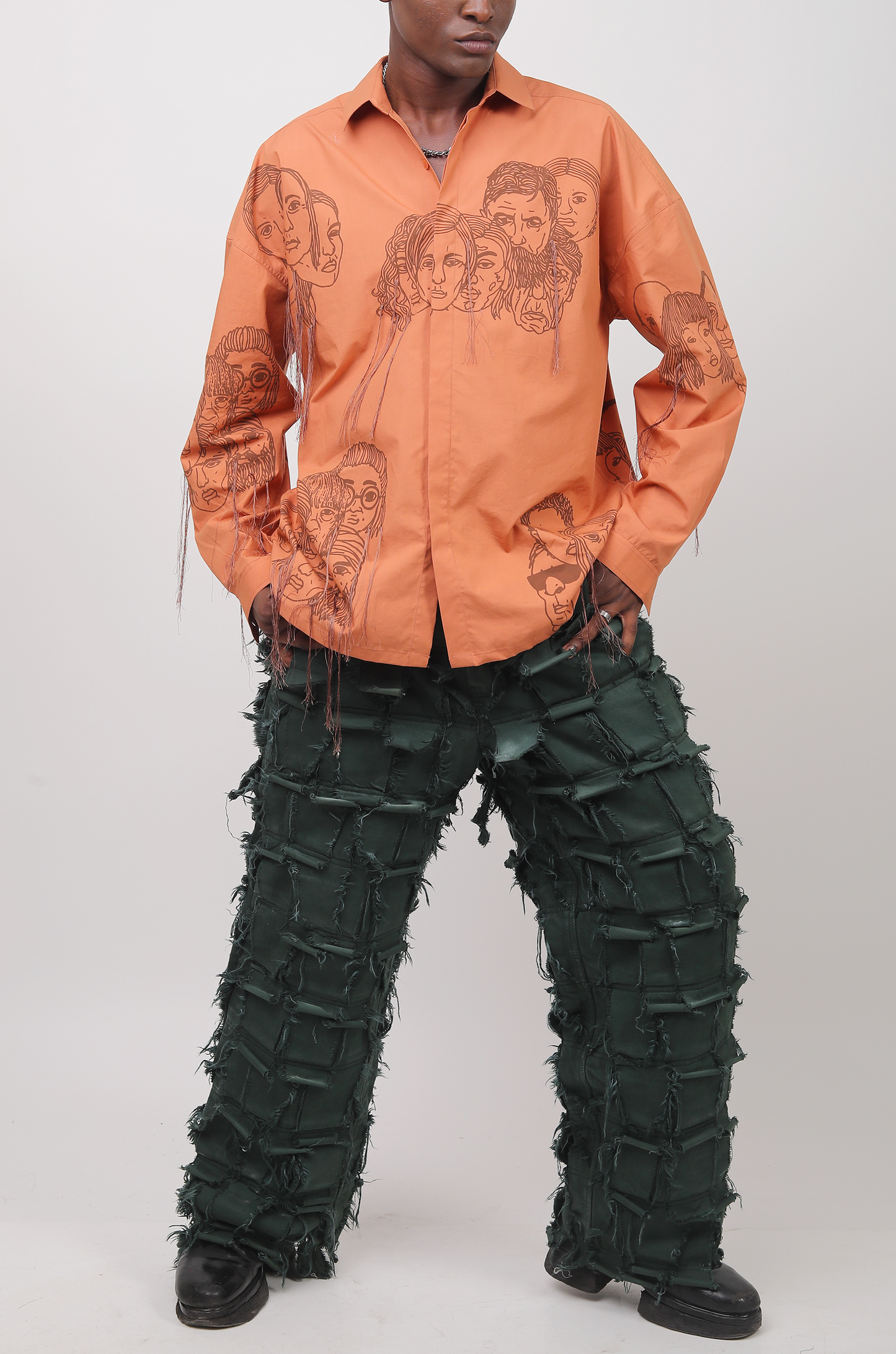 Handcrafted Diversity Stream Shirt (Copper Tan)