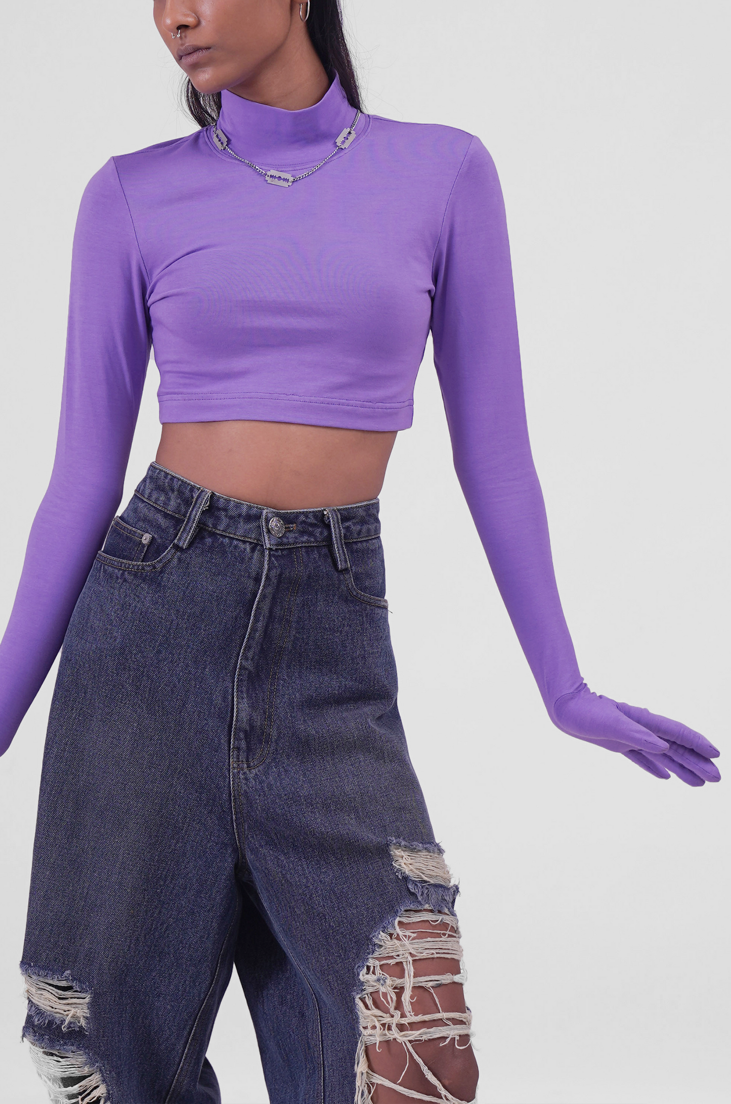 Second Skin Crop Top 2.0 (Lilac)