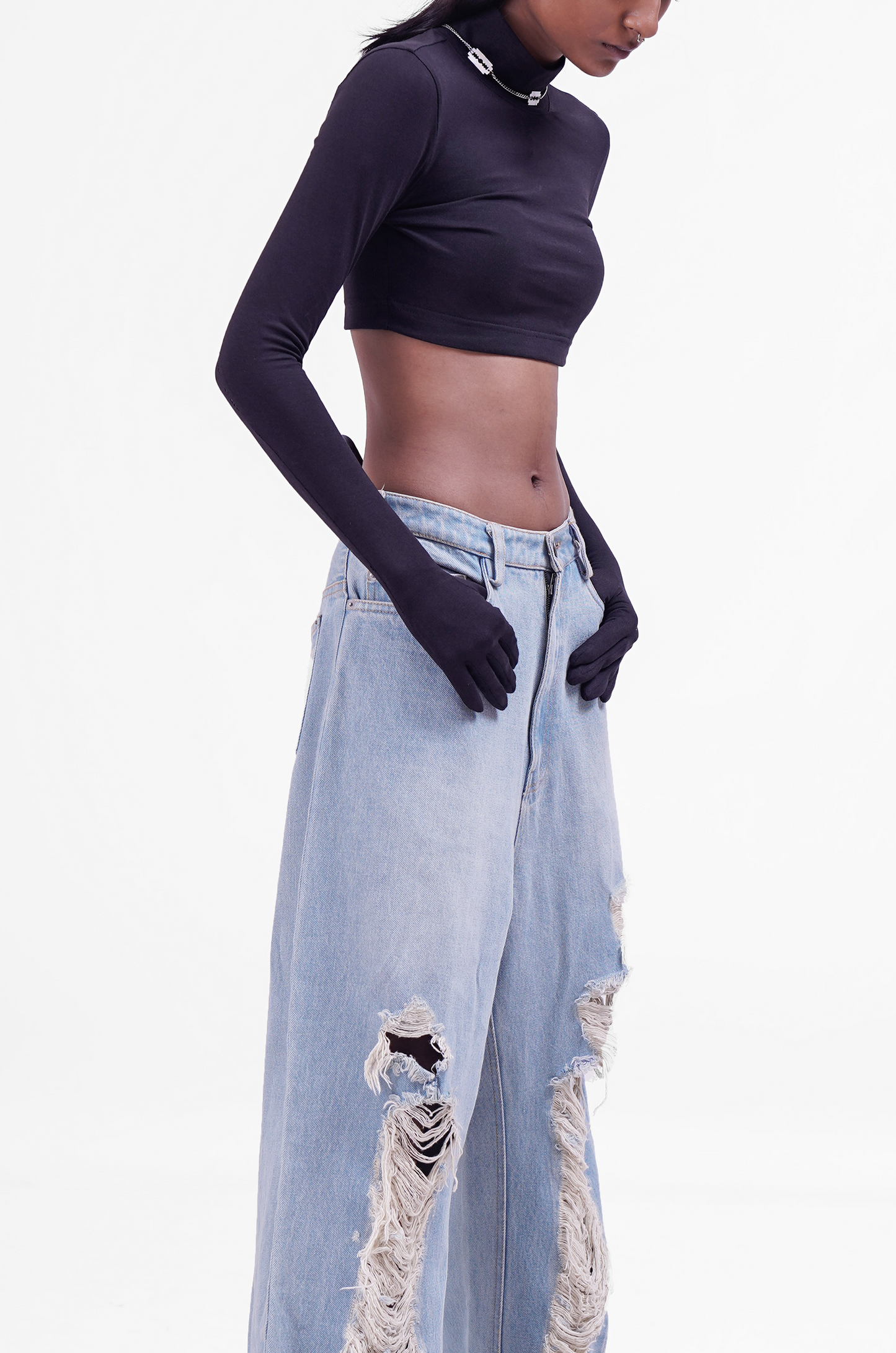 Second Skin Crop Top 2.0 (Black)