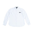 Embroidered logo cotton shirt (Powder blue)