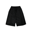 Pleated culottes (Black)