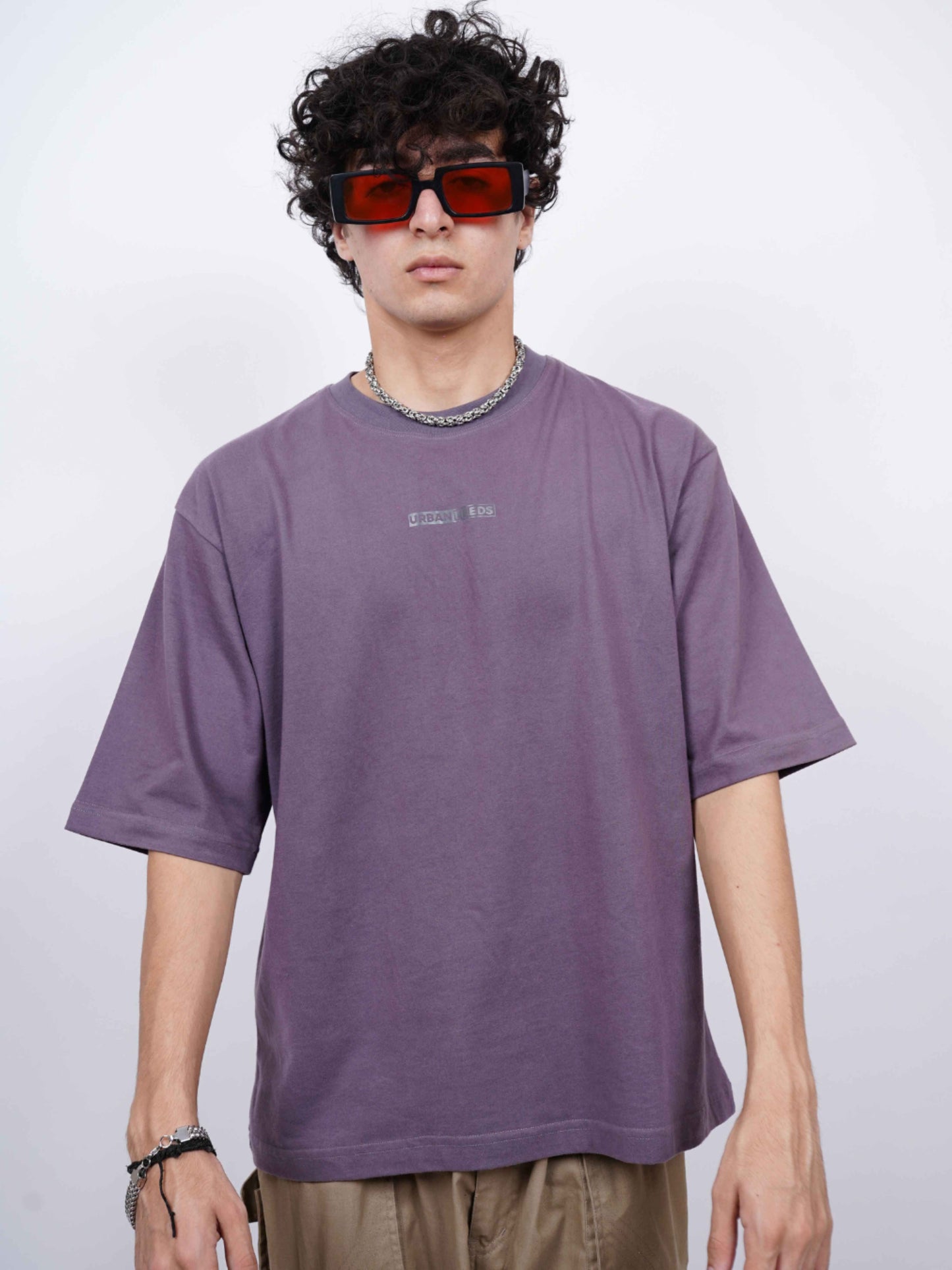 Everyday Oversized Tee - Plum