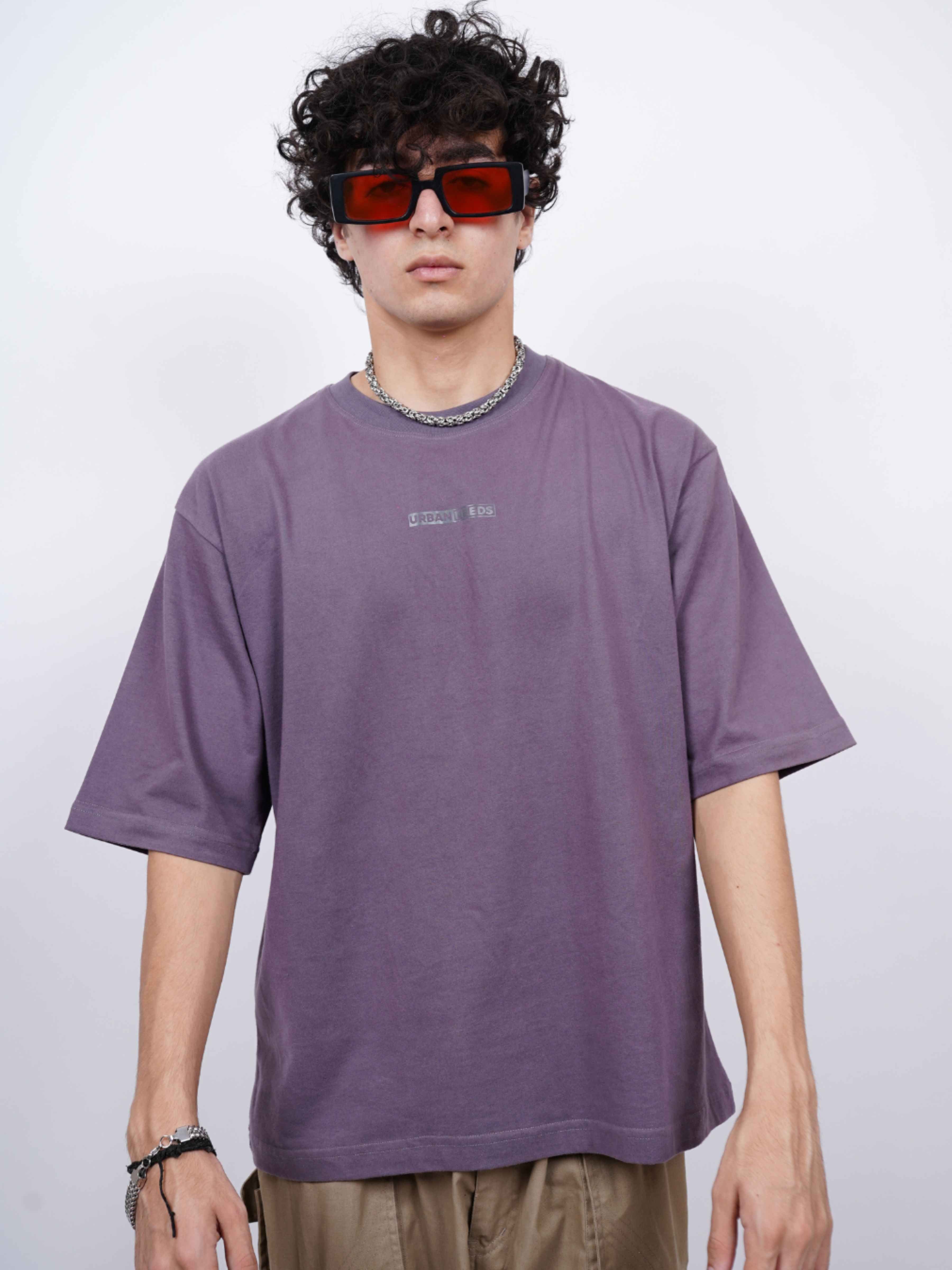 Everyday Oversized Tee - Plum