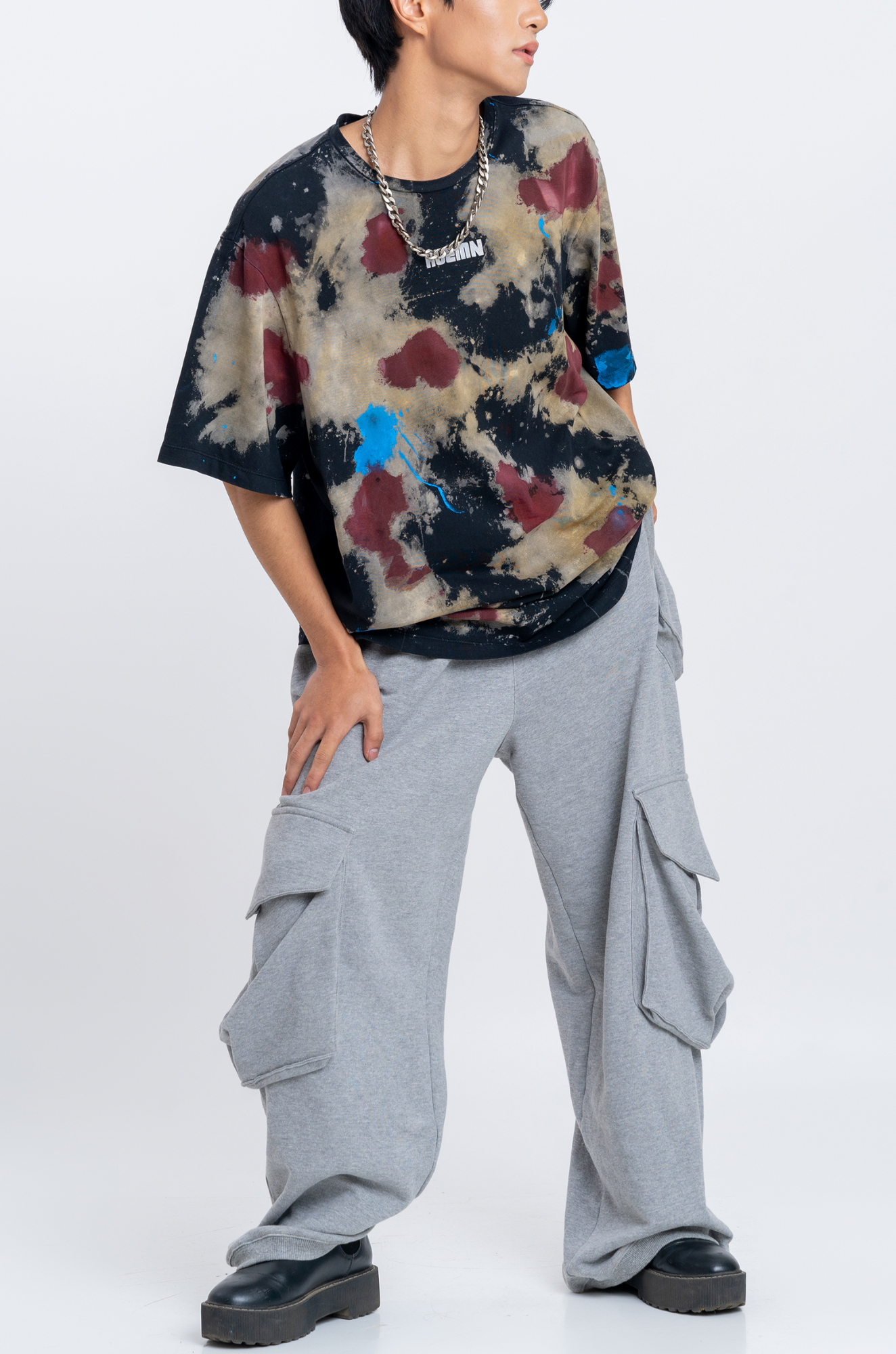 Huemn Flap Pocket Sweatpant (Grey)