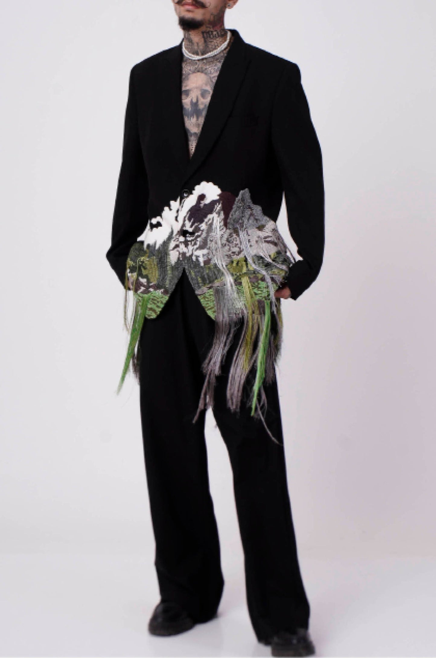 Handcrafted 'Mountains' Blazer