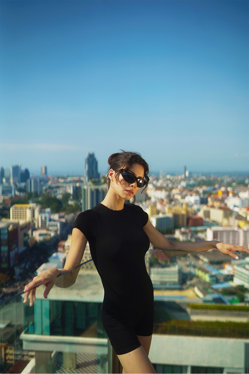 Black Bodycon Solid Romper