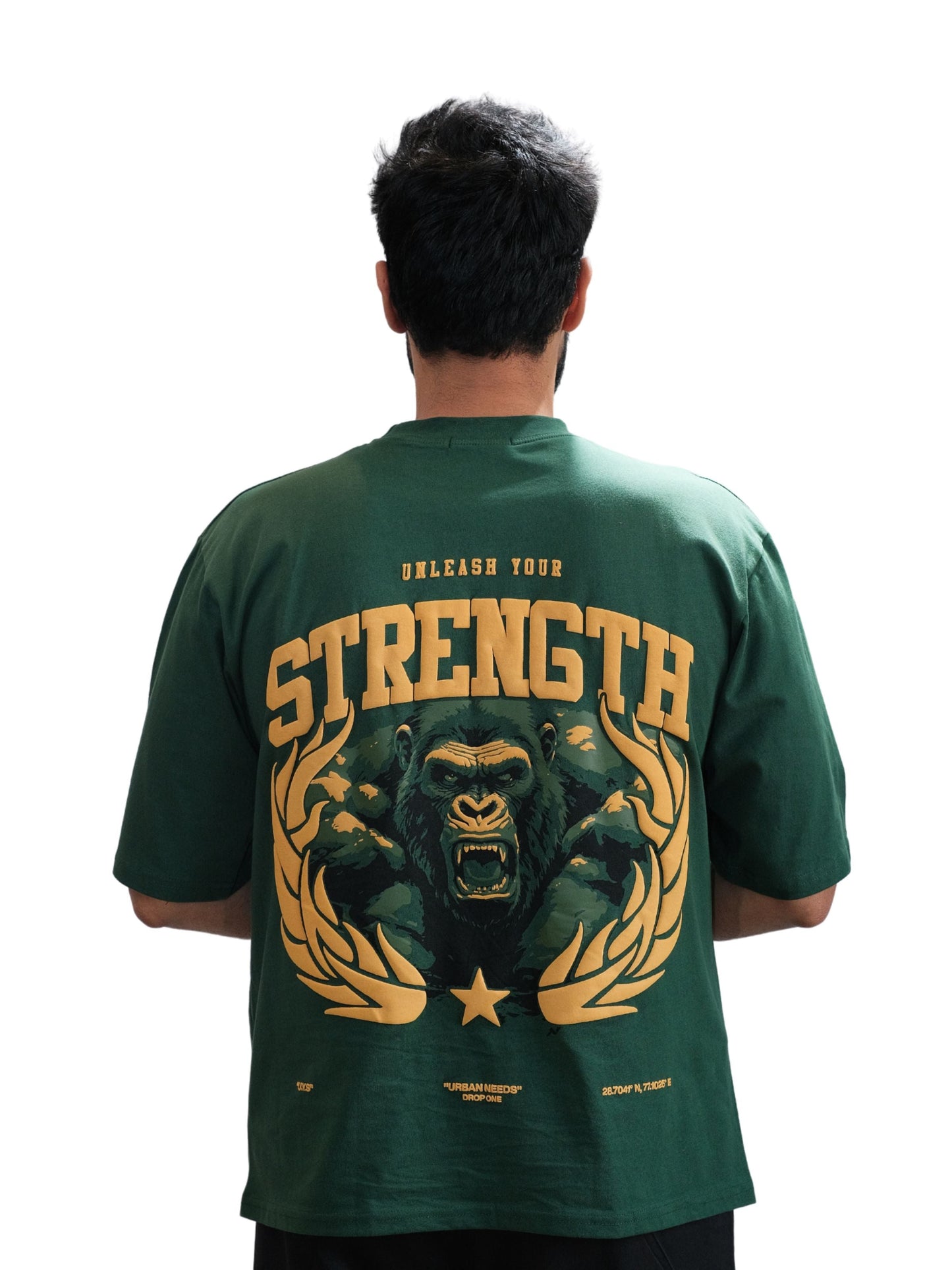 Everyday Oversized Tee - Strength (Jungle green)