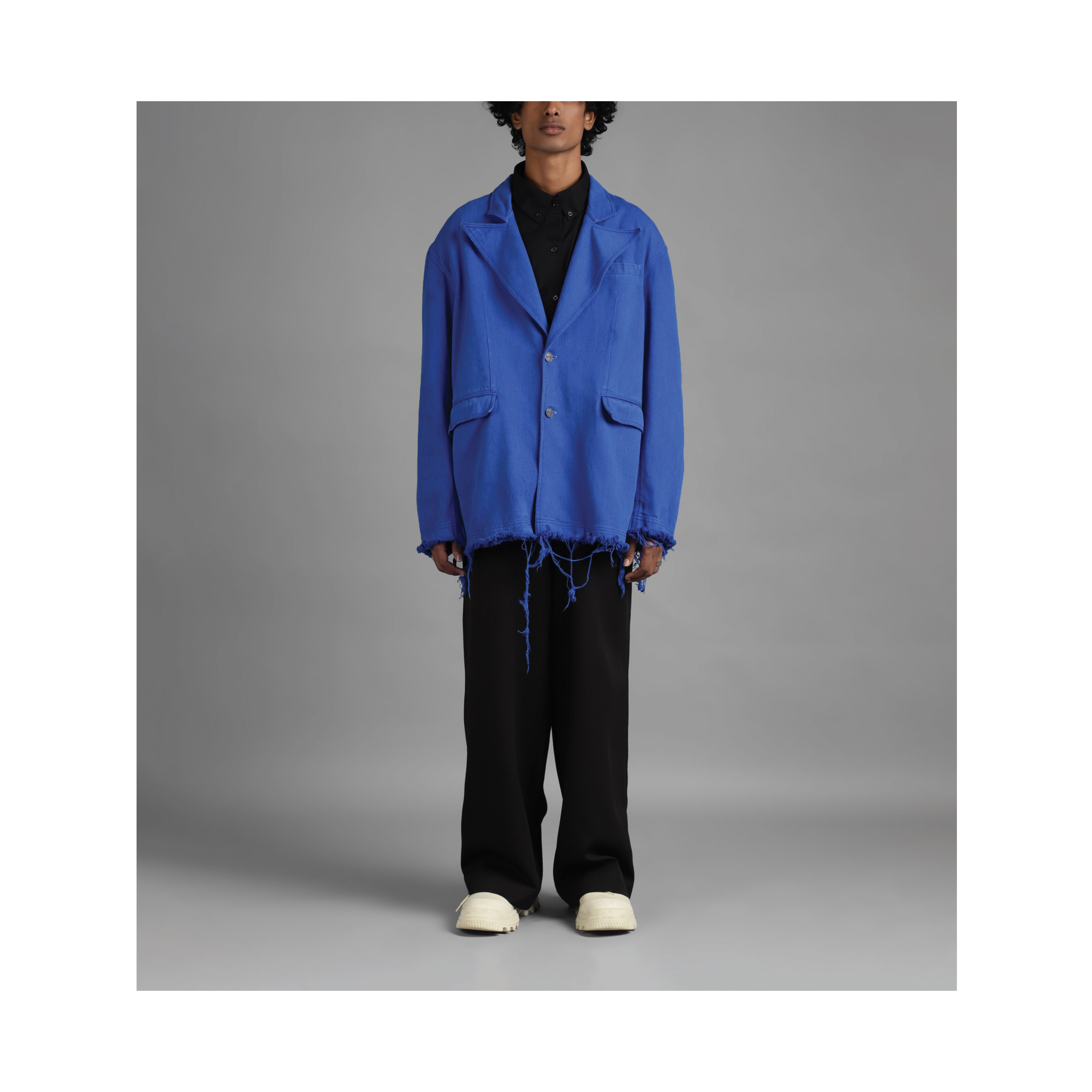 SuperHUEMN Denim Blazer (Blue)