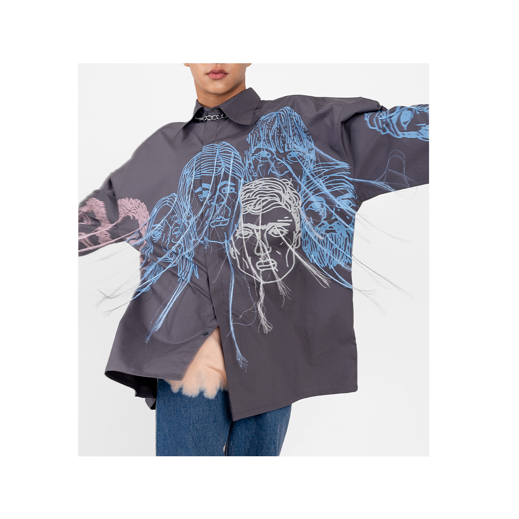 Handcrafted Diversity Stream Shirt 2.0 (Grey)