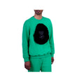 Huemn Classic Handmade Gorilla Sweatshirt (Lime Green)