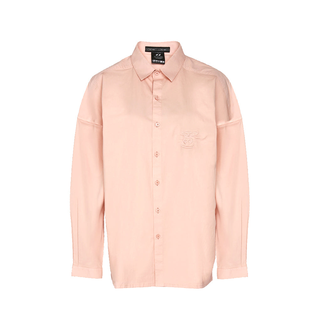 Huemn Gorilla Insignia Oversized Shirt (Blush)