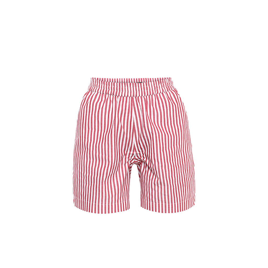 Huemn Gorilla Insignia Striped Shorts (Flamingo Pink)