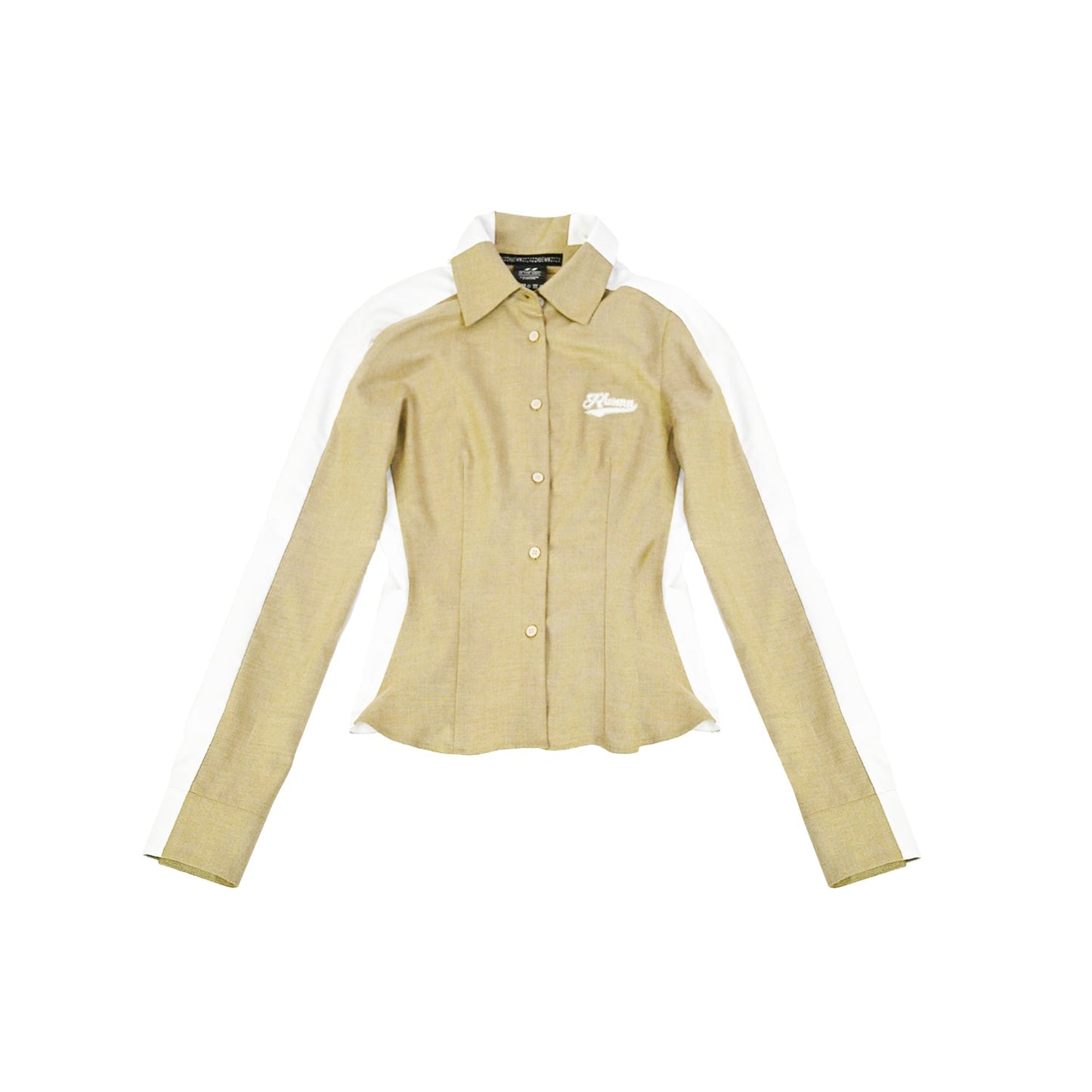 Panelled corset style shirt