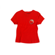 Embroidered Fitted T-shirt (Red)