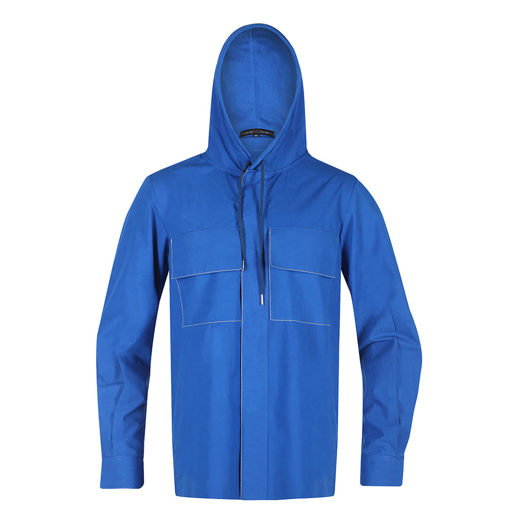 Cobalt Blue Hoodie-Shirt