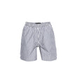 Huemn Gorilla Insignia Striped Shorts (Slate Grey)