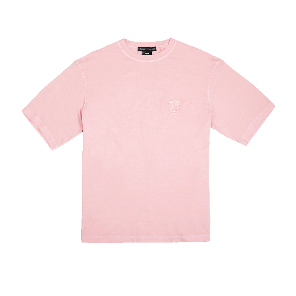 Huemn Evolution Gorilla Insignia T-Shirt (Powder Pink)