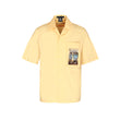 Handcrafted 'Salon Day' Safari Shirt (Lemon)