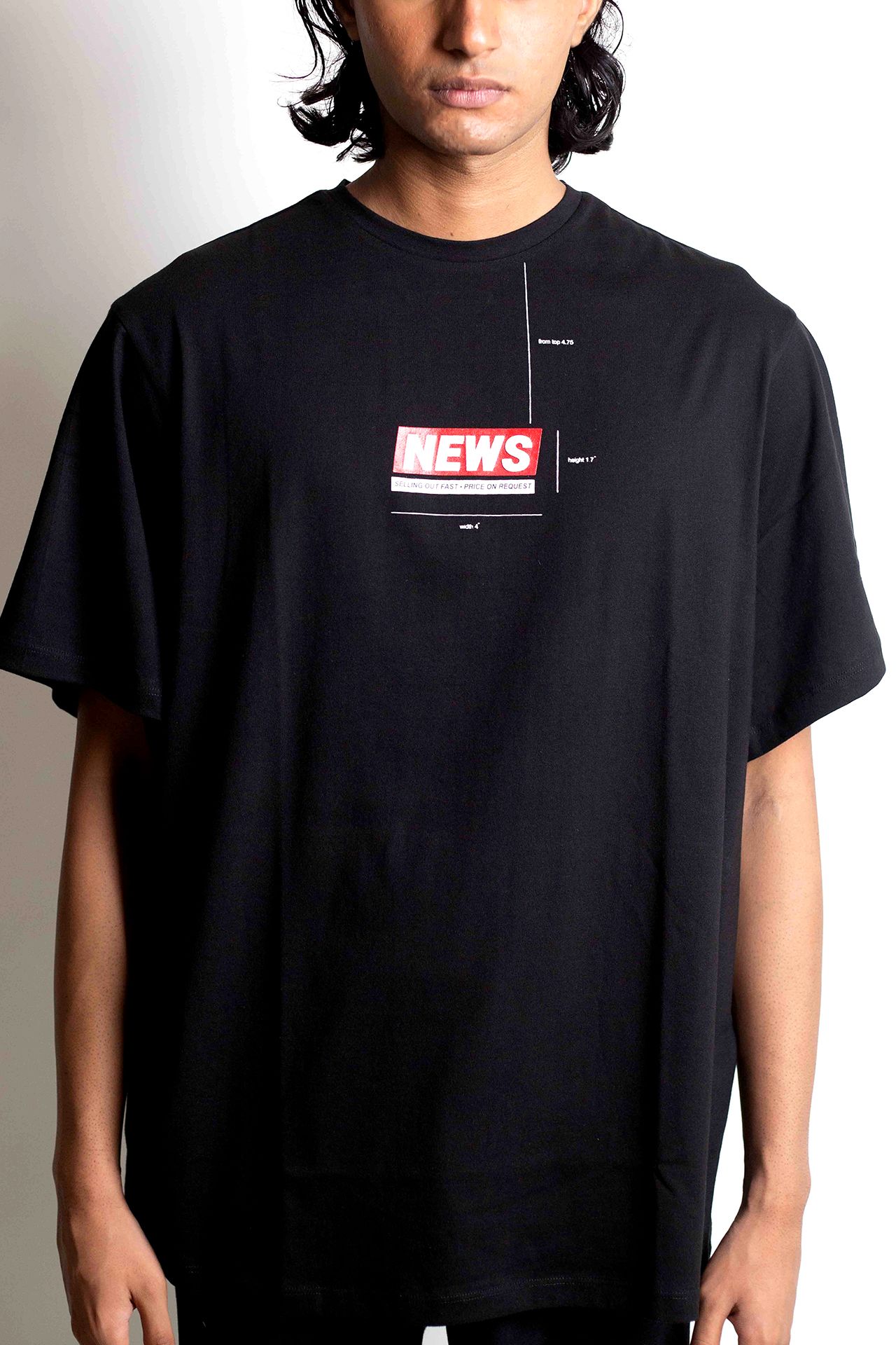 Huemn Capsule Drop: News T-Shirt (Black)