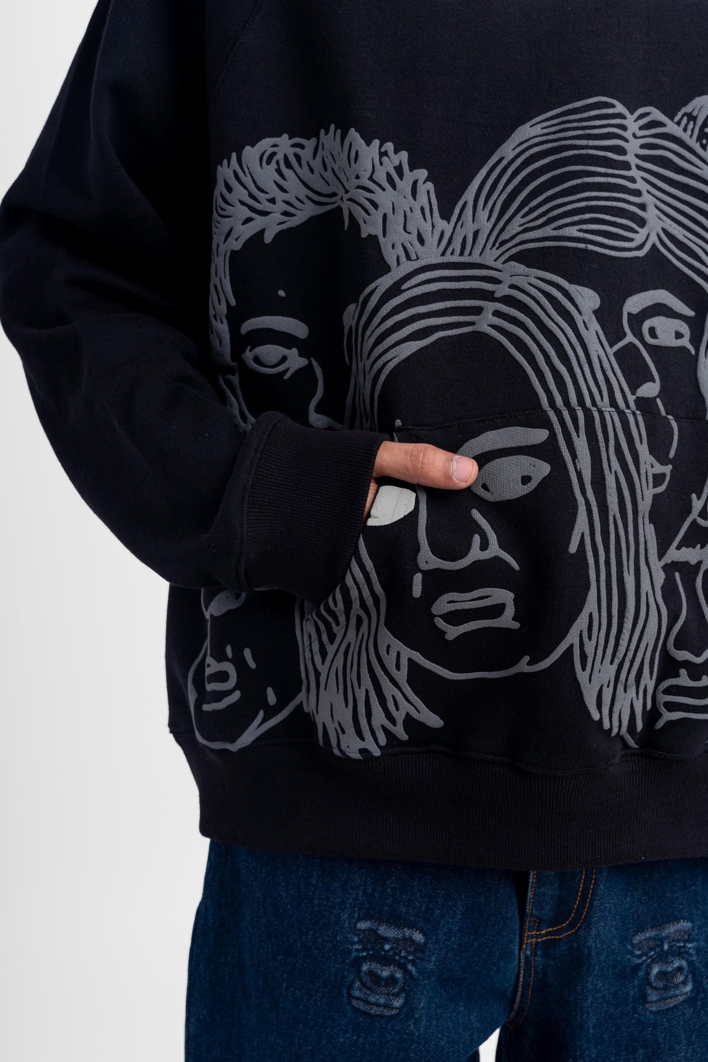 Pepsi X Huemn Black Graphic Hoodie