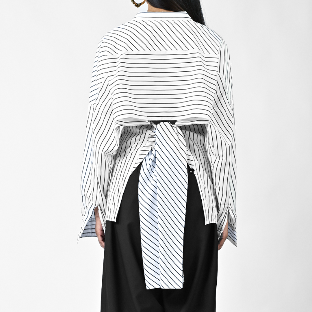 Three way pinstriped shirt