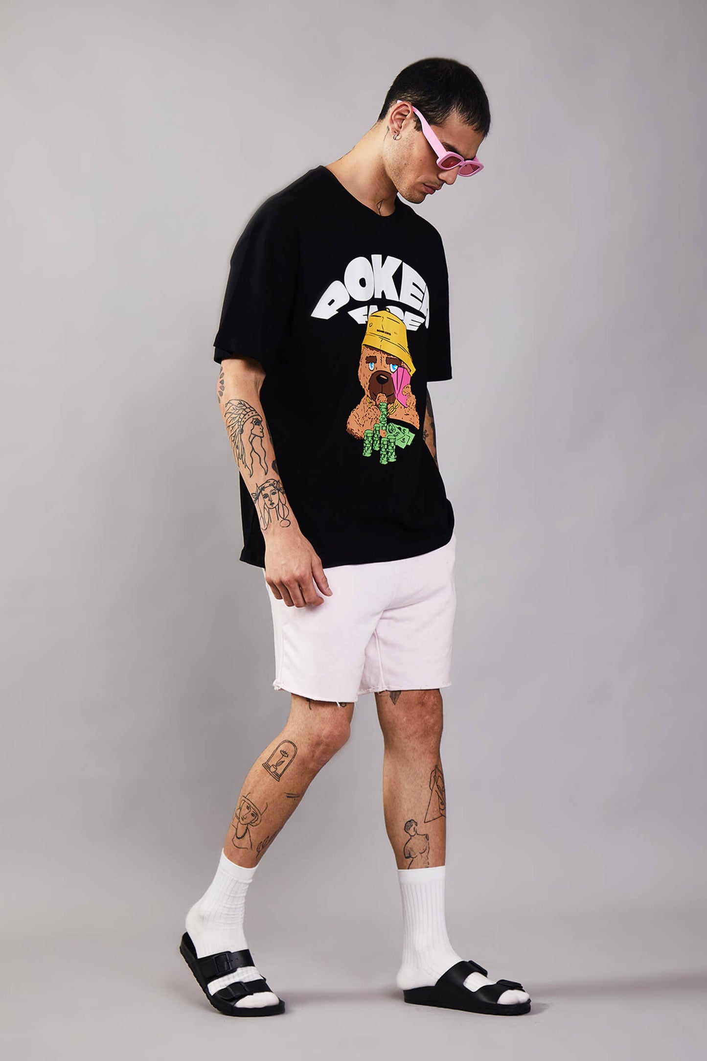 Poker Face Oversized T-Shirt