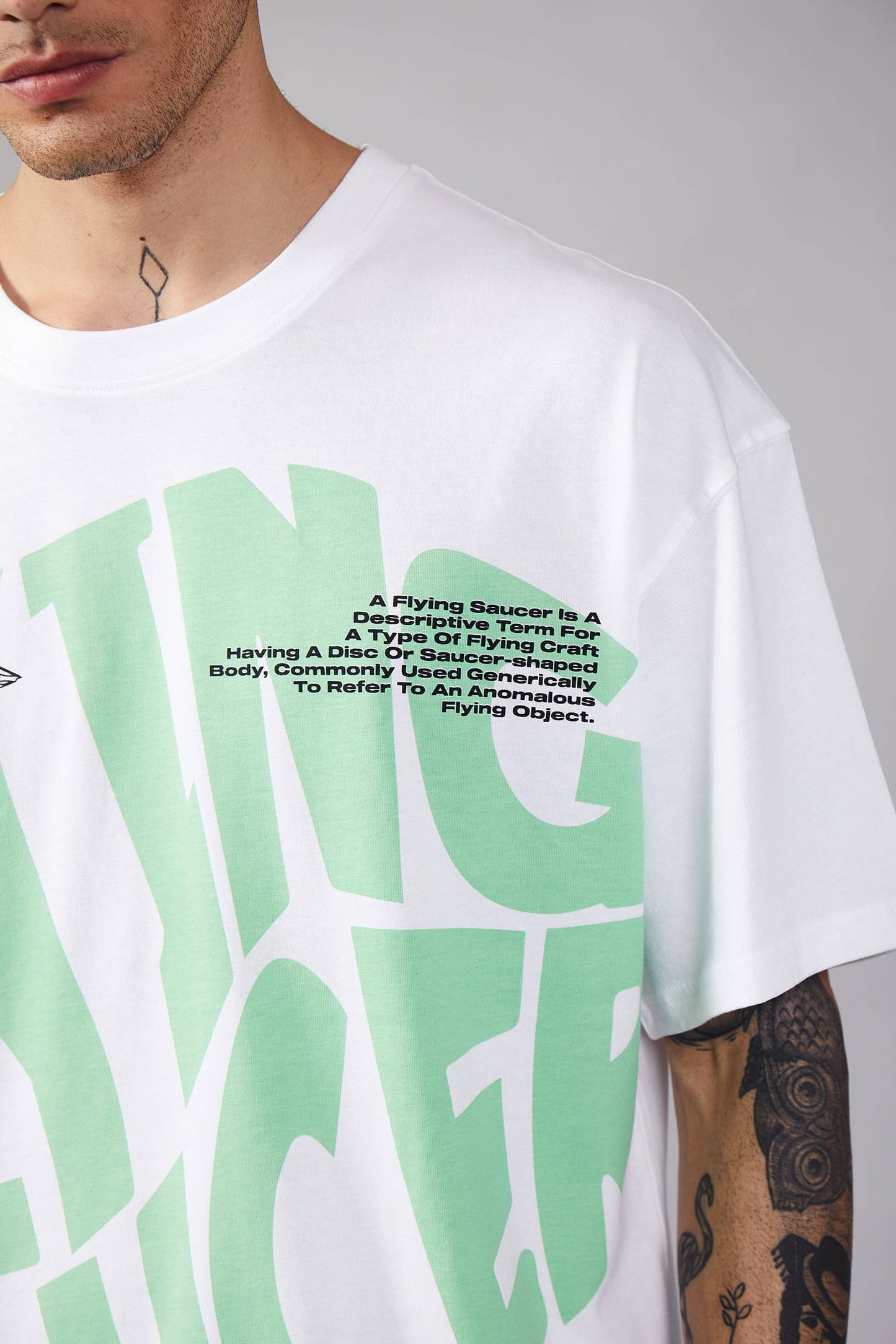 Flying Saucer Oversized T-Shirt