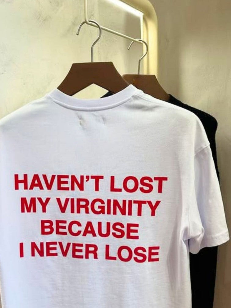 "Virginity" Oversized Tee - Prime Fitz
