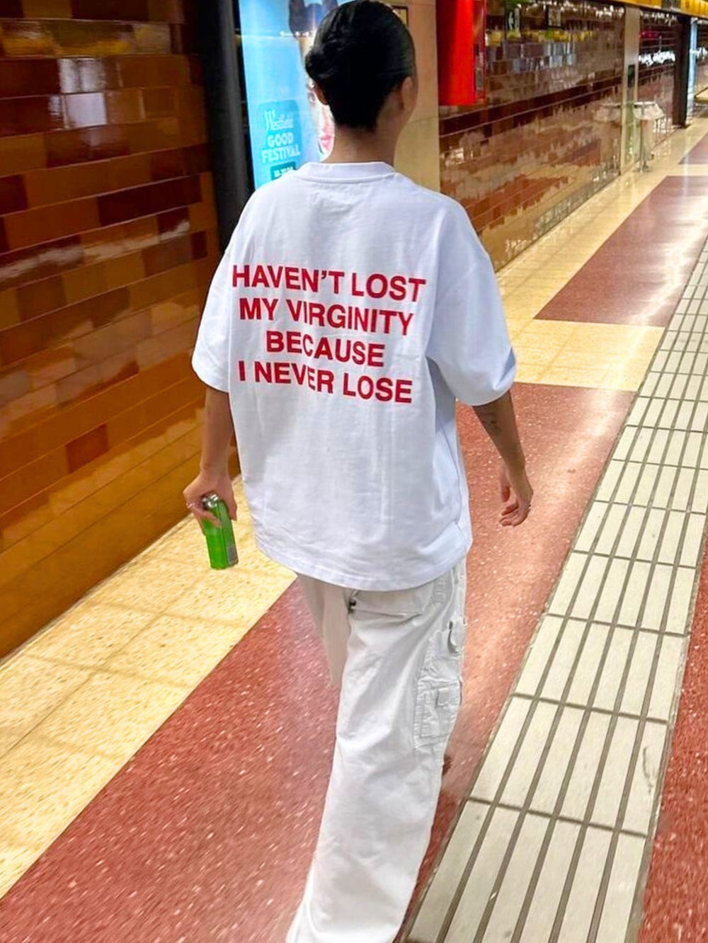 "Virginity" Oversized Tee - Prime Fitz