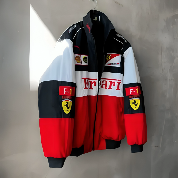 Vintage Ferrari F1 Racing Jacket – The Ultimate Statement of Motorsport Style Vintage - Prime Fitz