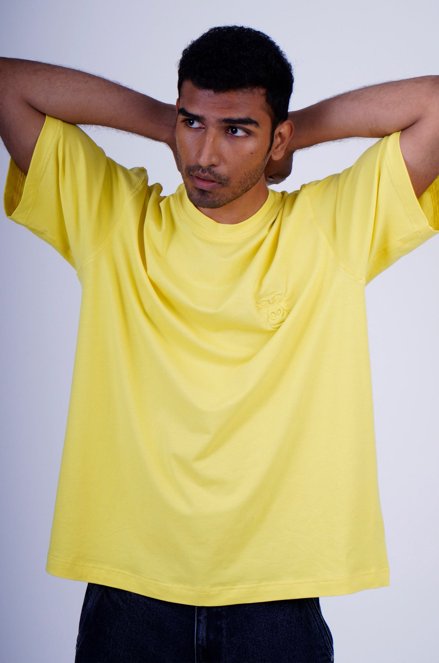 Huemn Evolution Gorilla Insignia T-Shirt (Lemon Yellow)