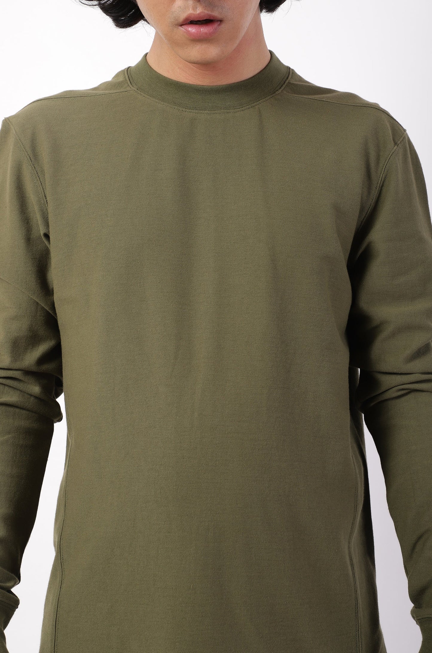 Huemn Basics Fitted Mens T-Shirt (Olive)
