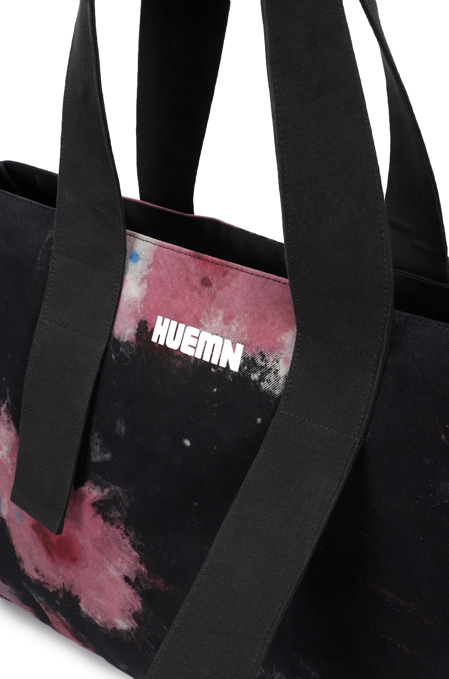 Handcrafted Huemn Blood Washed Tote (Black)