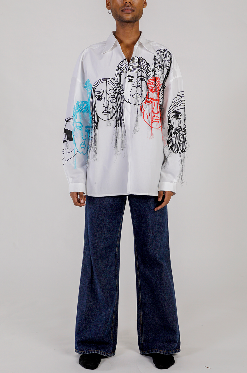 Handcrafted Diversity Stream Shirt 2.0 (White)