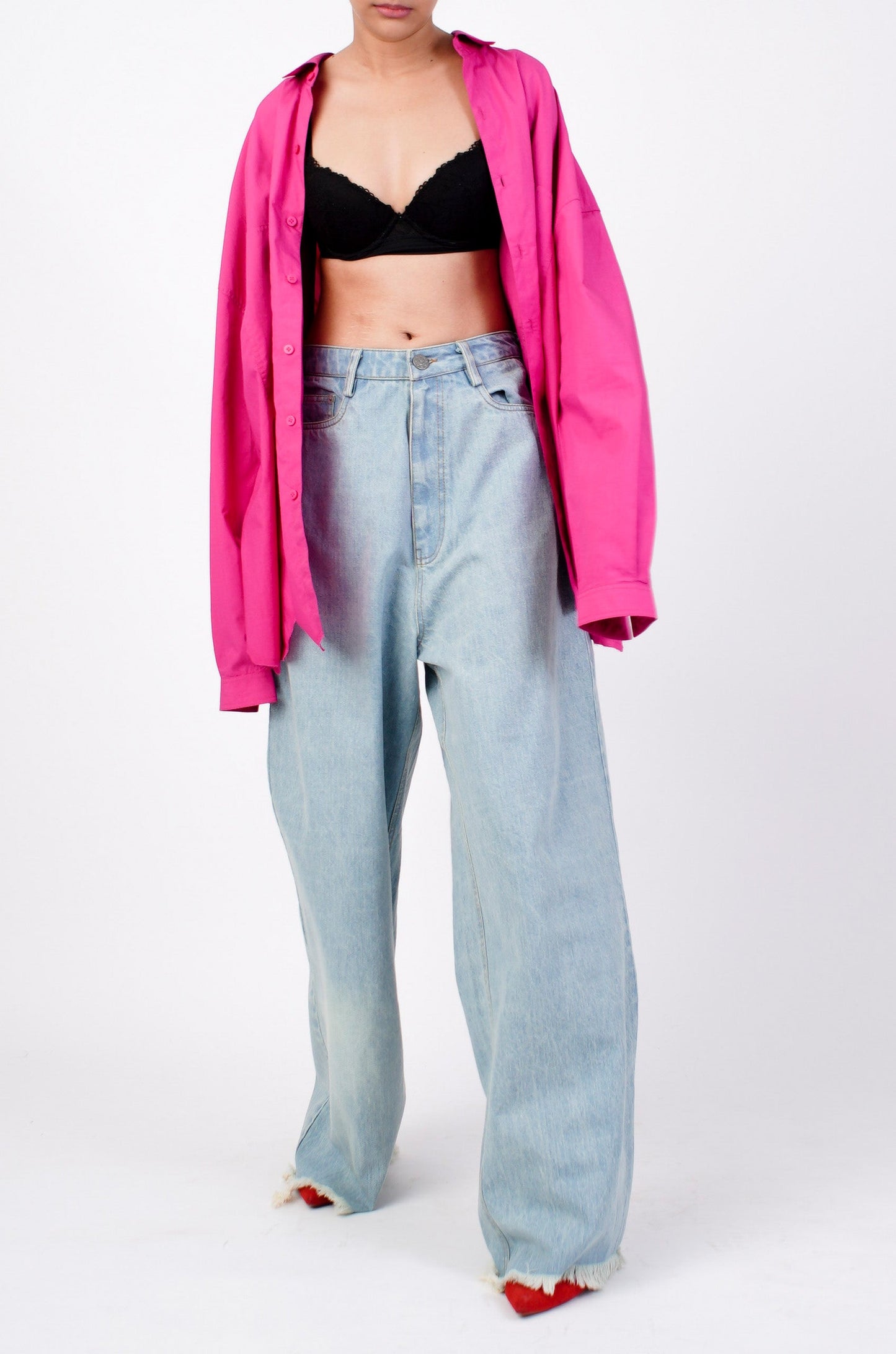 Wide Legged Darwyn Jeans (Light Wash)