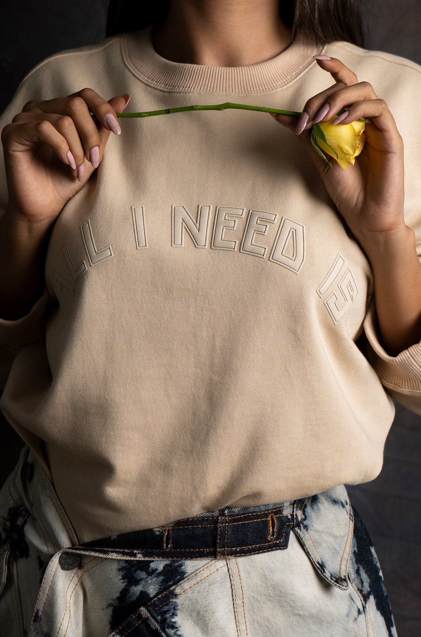 Love Sweatshirt (Beige)