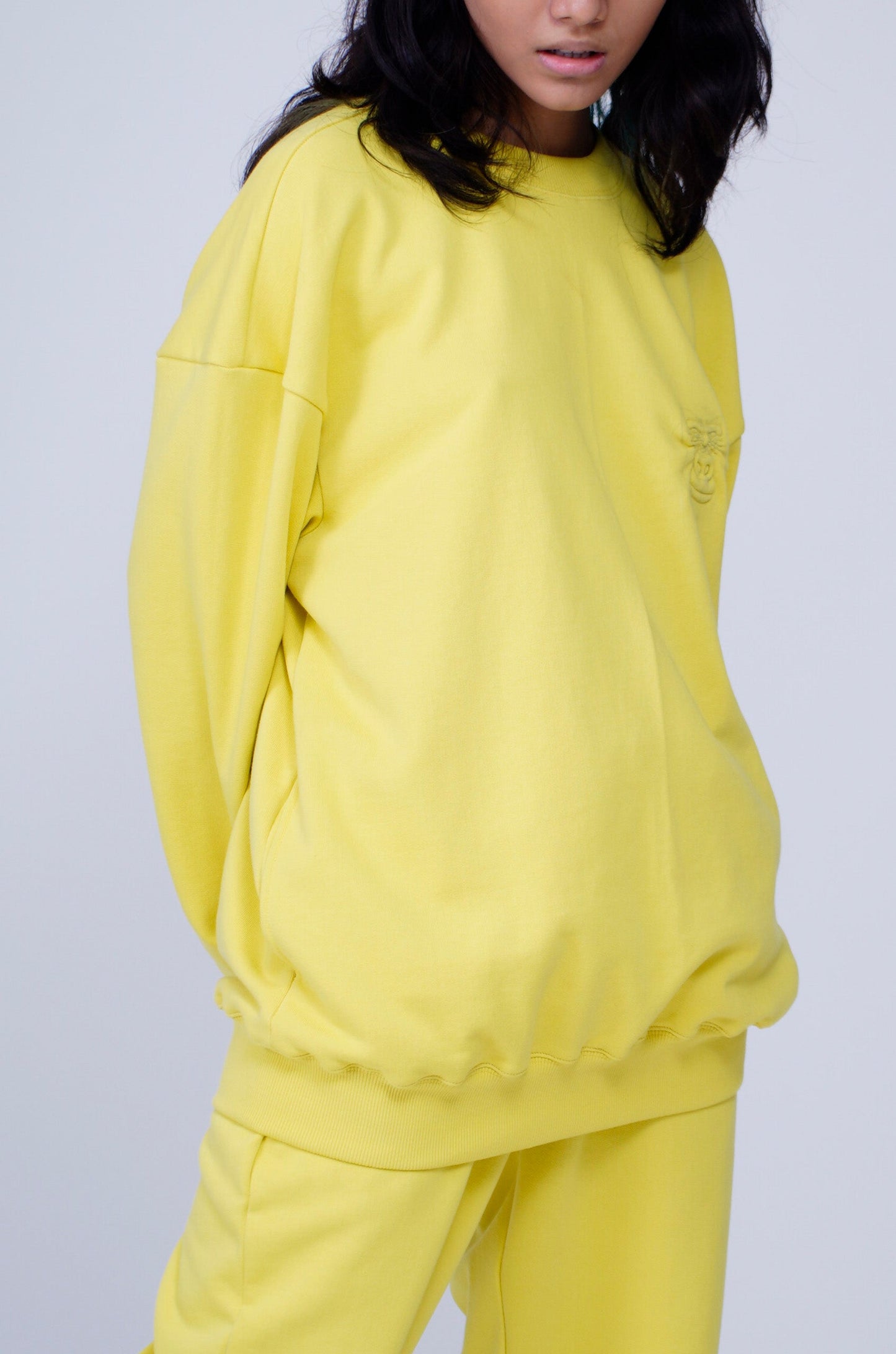 Huemn Gorilla Insignia Co-Ords Set (Lemon Yellow)