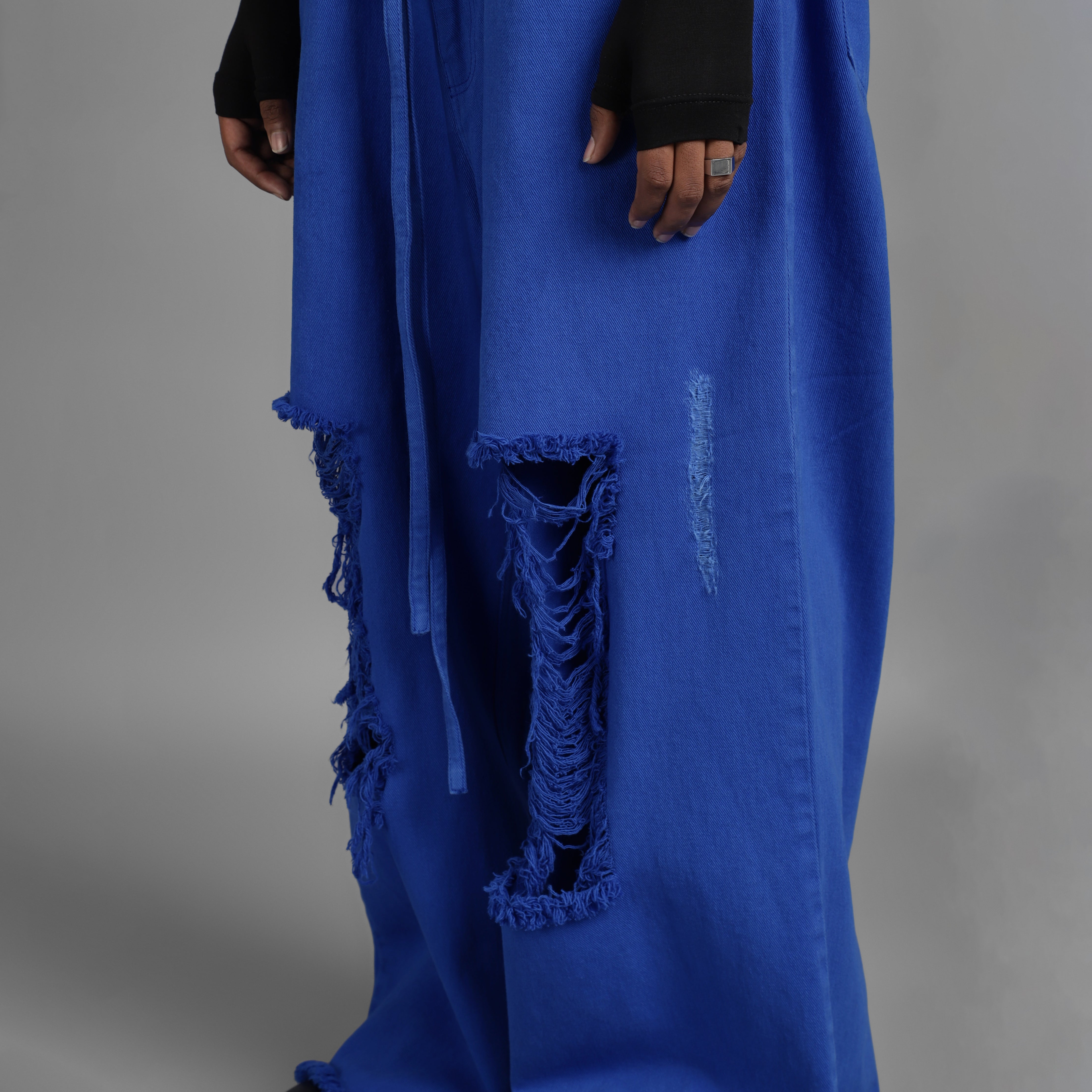 SuperHUEMN Classic Distressed Jeans (Blue)