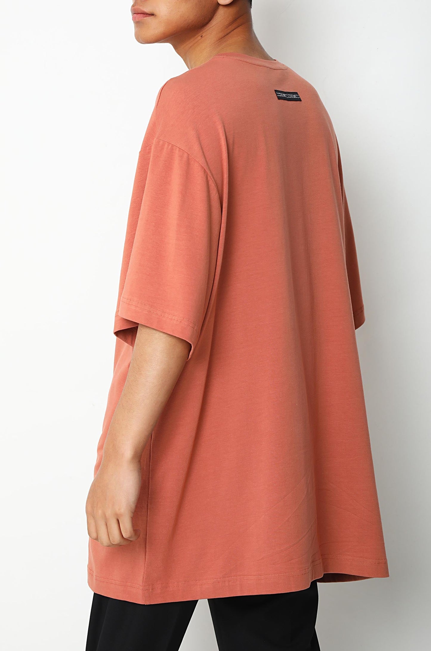 'Death' Print T-Shirt (Rust)