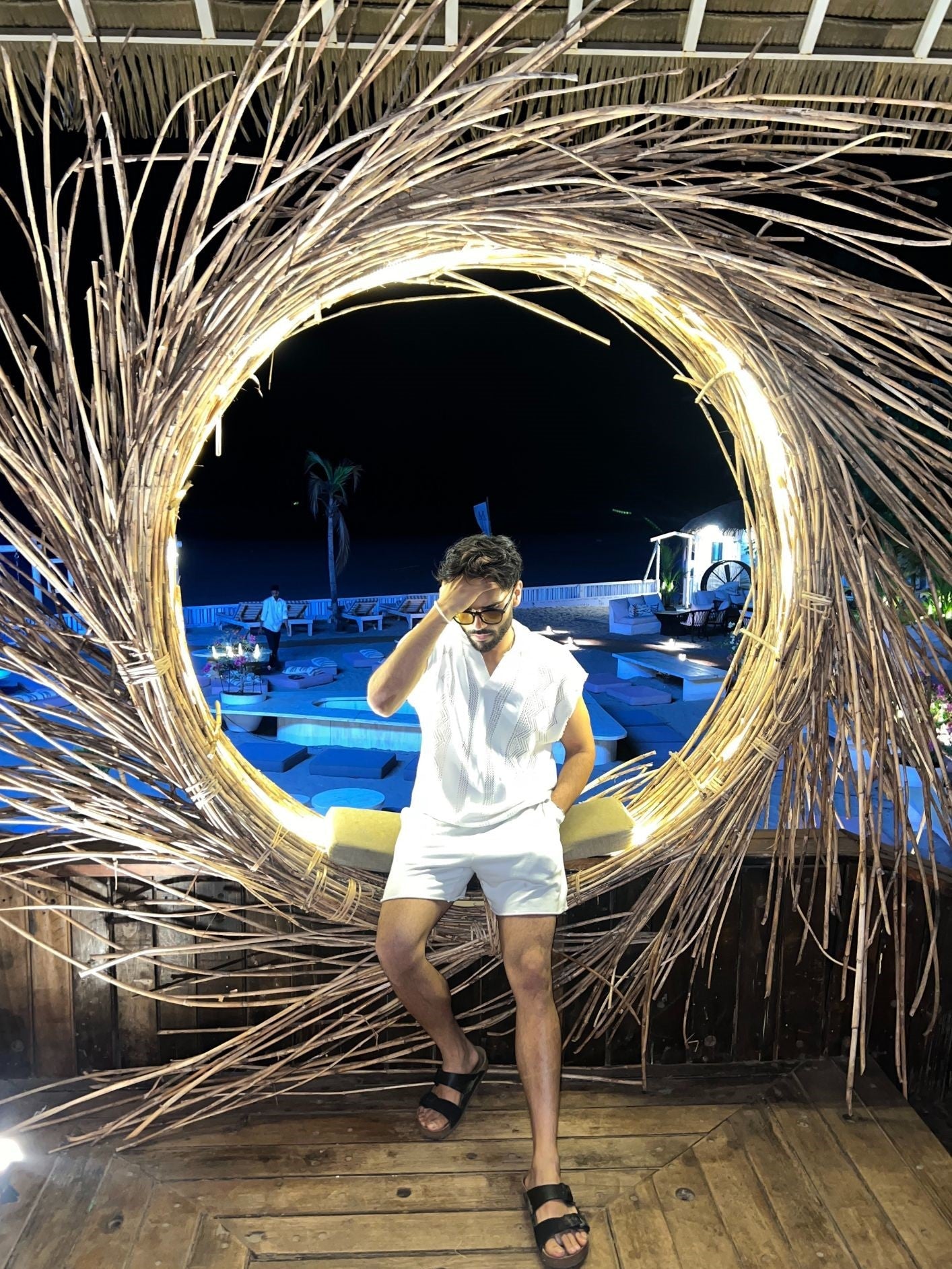 Crochet Shirt Tank - White