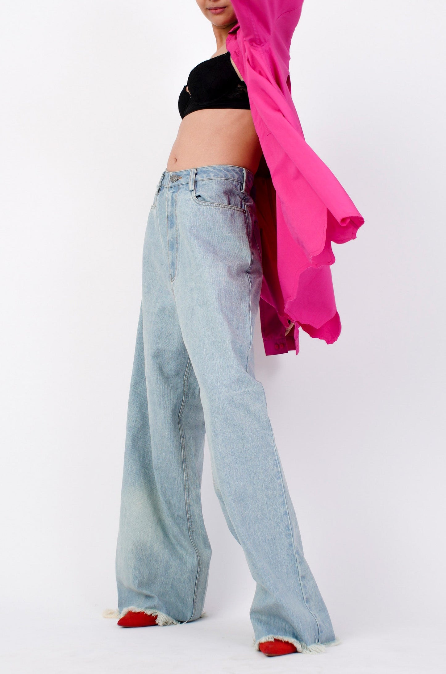 Wide Legged Darwyn Jeans (Light Wash)