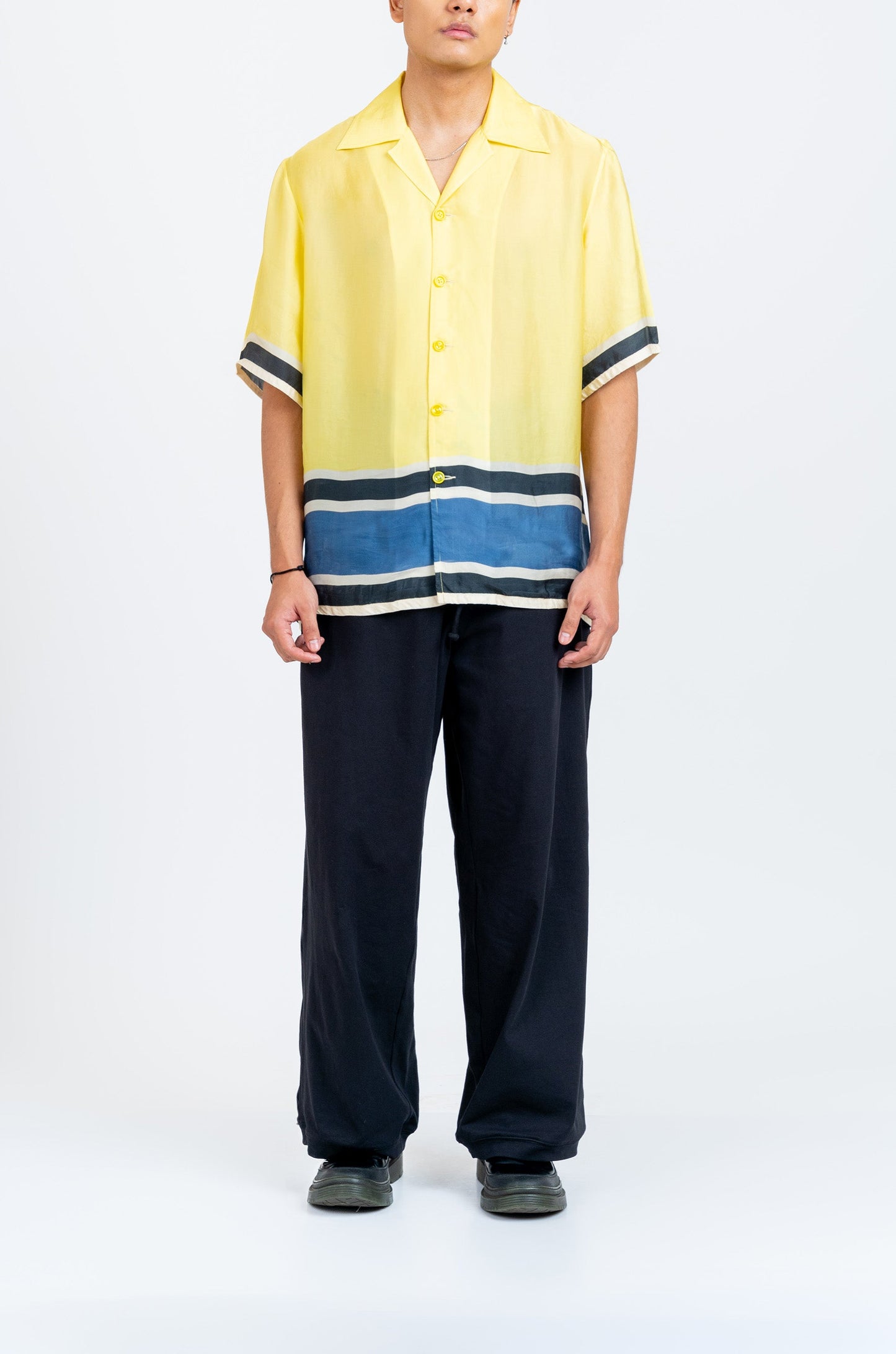 The Racer Stripe Shirt (Yellow)
