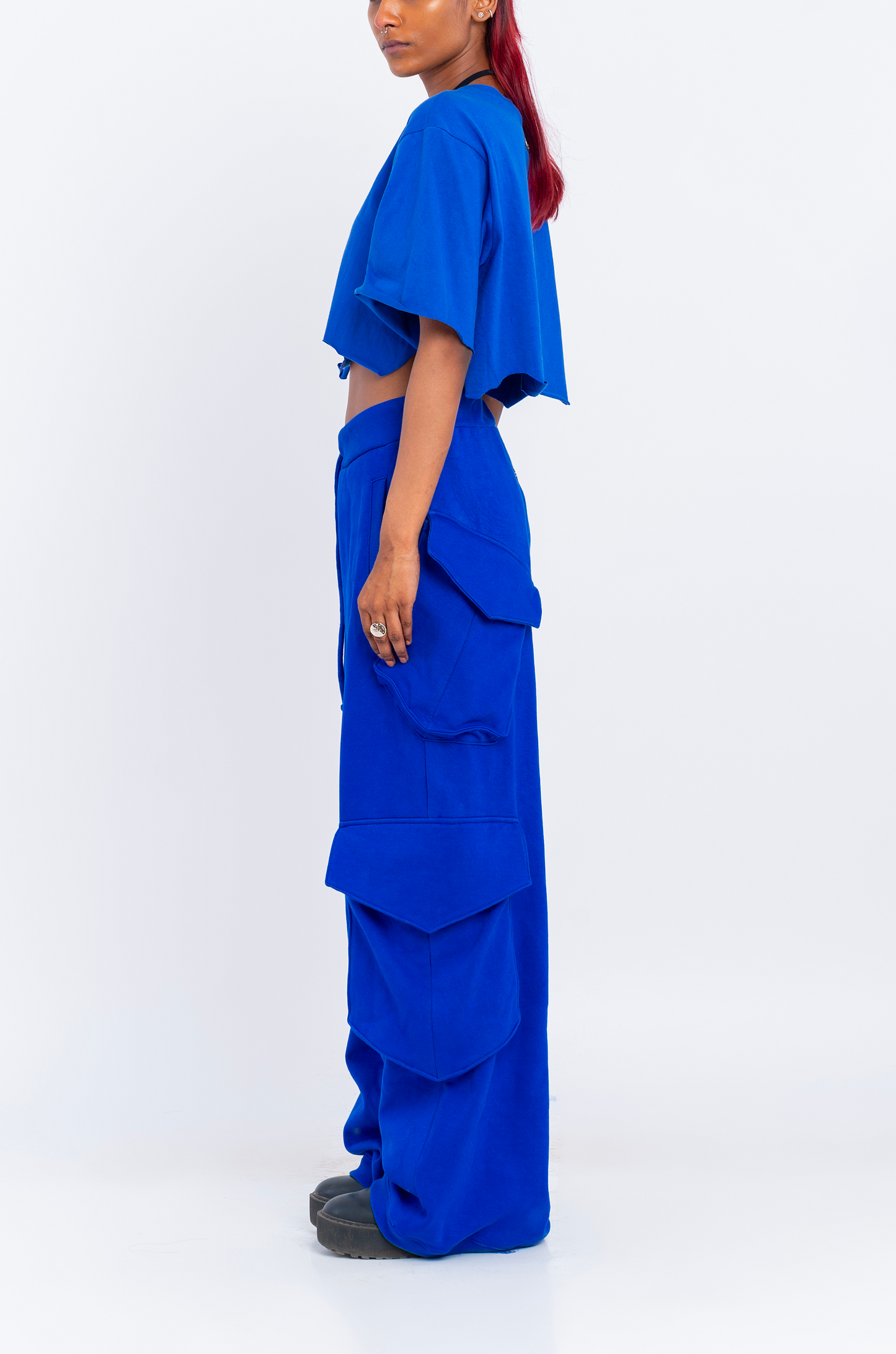 Huemn Flap Pocket Sweatpant (Blue)