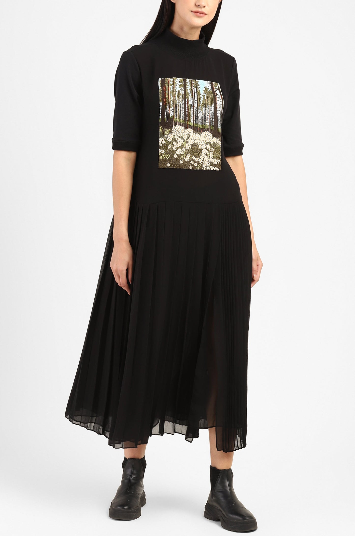 'The Trees' Handcrafted Dress