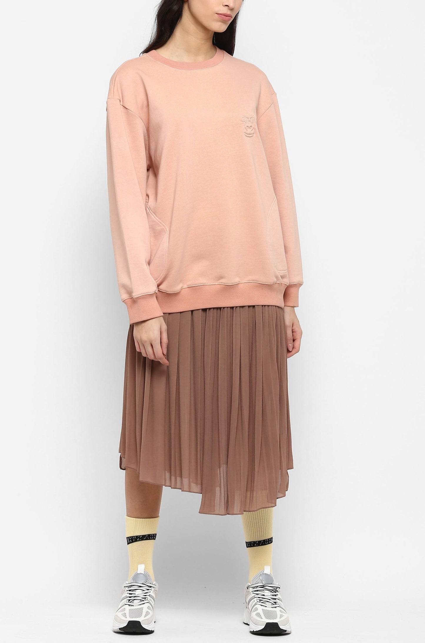 Huemn Gorilla Insignia Sweatshirt (Blush)