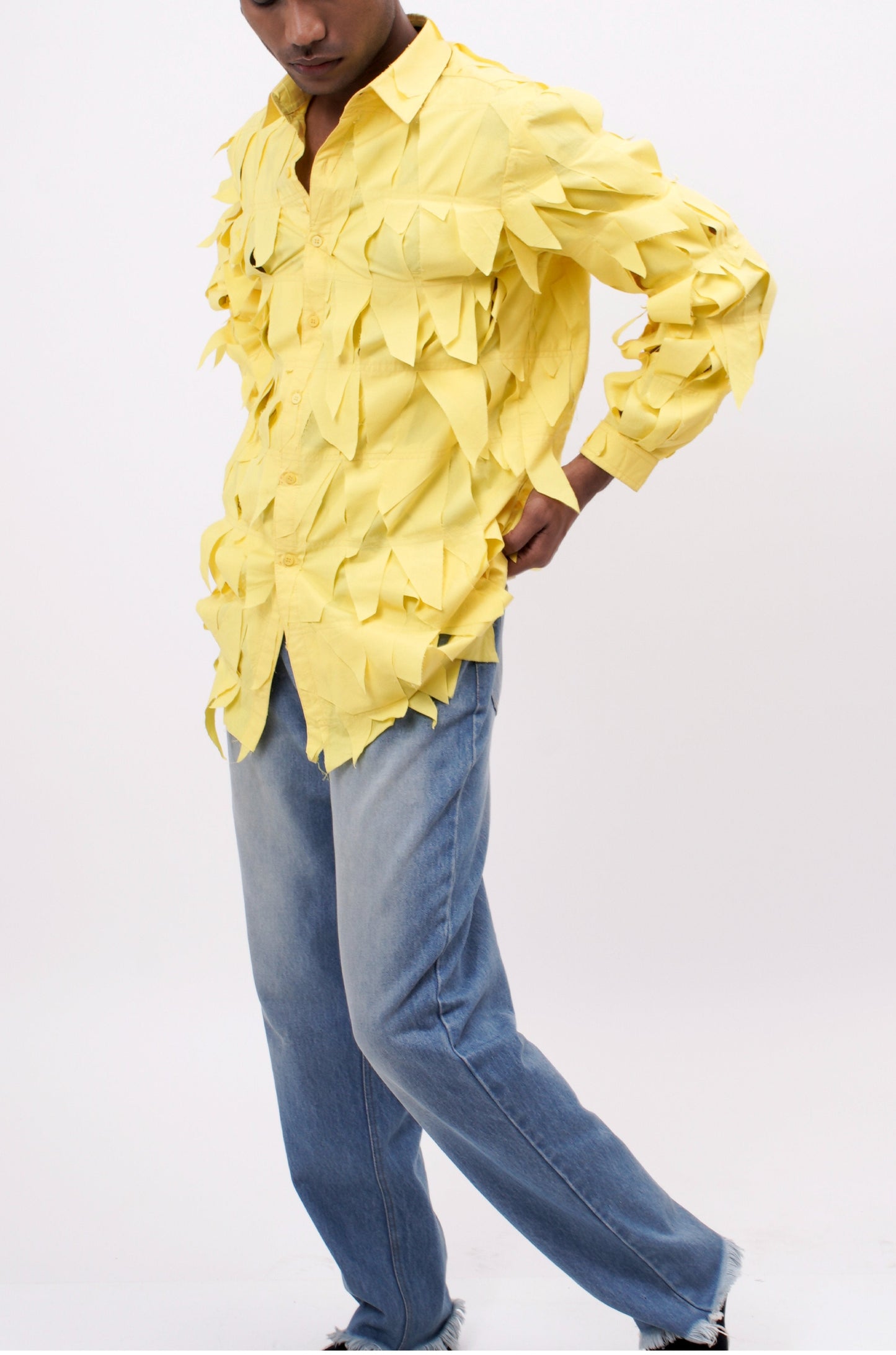 Handcrafted 1000 Panel Distressed Shirt