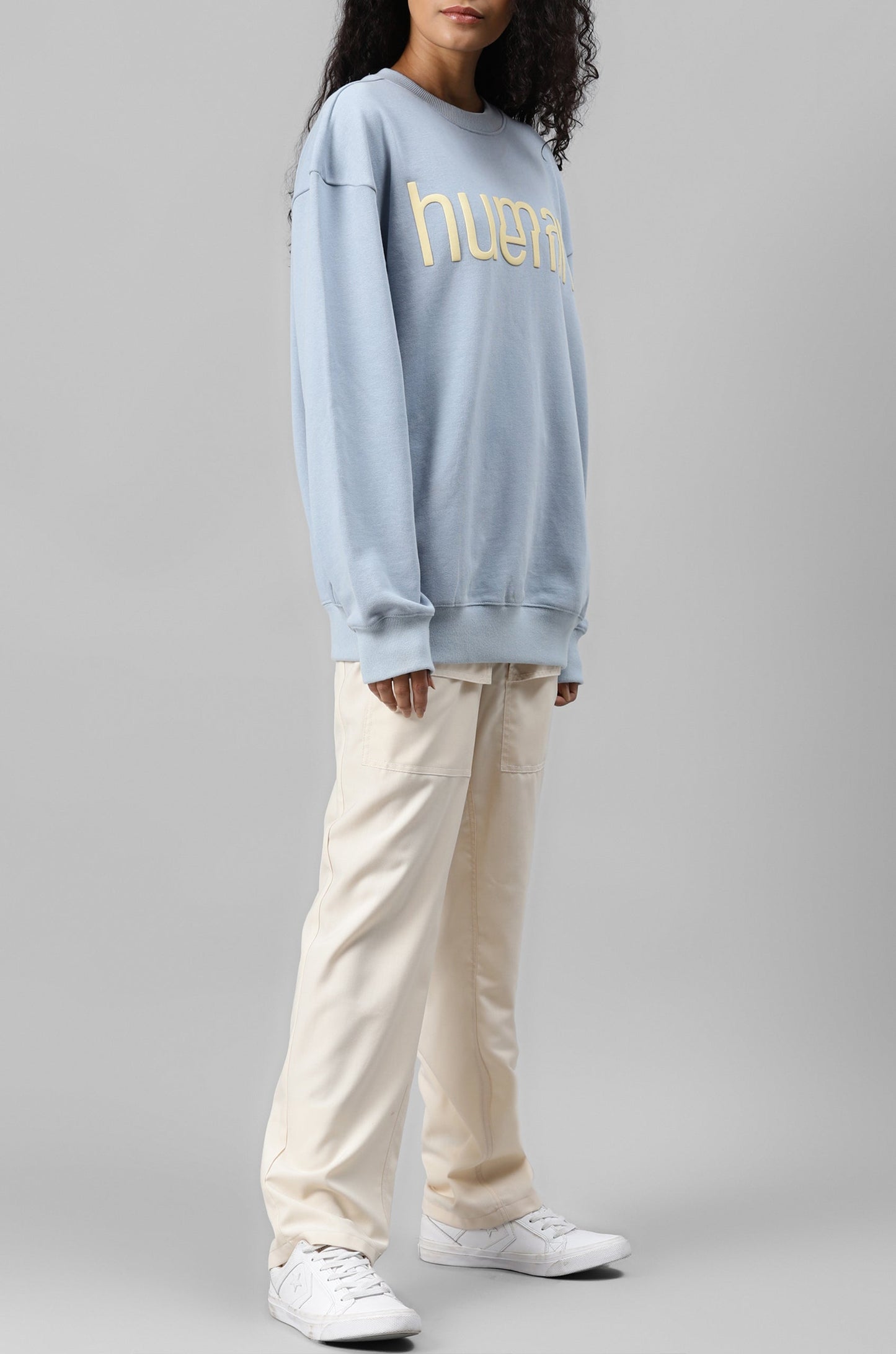 Huemn Human Sweatshirt (Powder Blue)