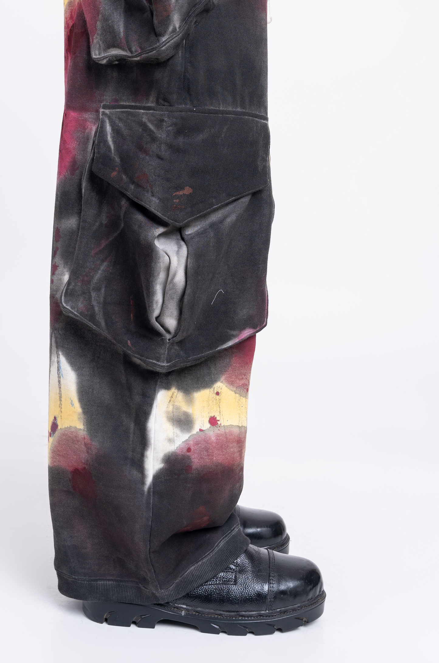 Huemn Blood Flap Pocket Sweatpant (White)