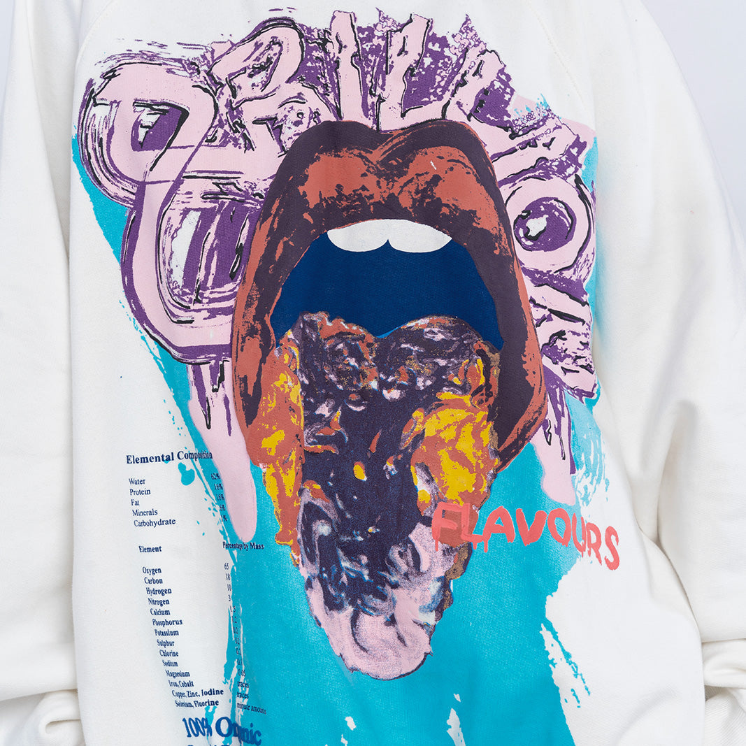 '8 Billion Flavours' Hoodie (White)